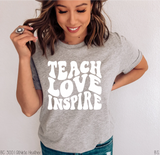 Retro Teach, Love, Inspire