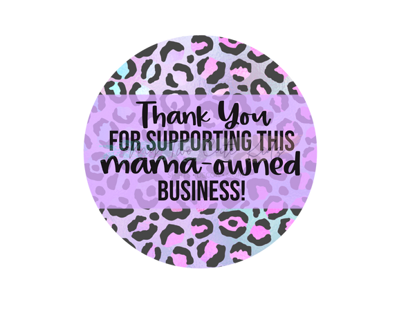 Thank you leopard print (purple)
